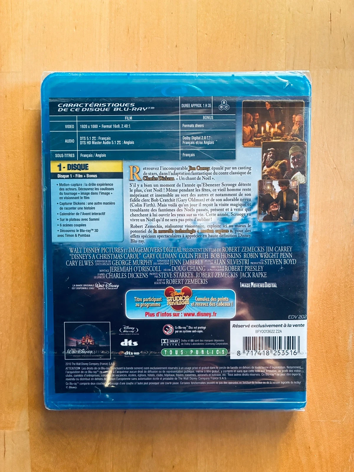 Blu-ray O Estranho Natal de Scrooge de Jim Carrey. – photo 2